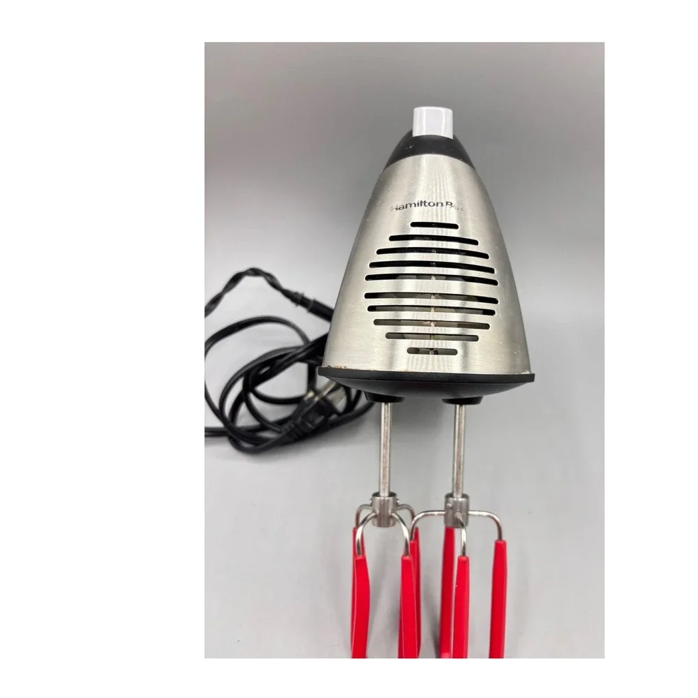Hamilton Beach 62645 6-Speed Hand‎ Mixer Red Silicone Beaters